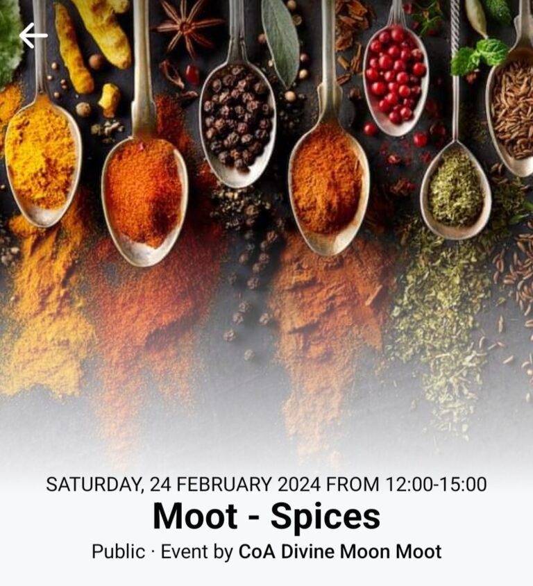 Pub moot – Spices